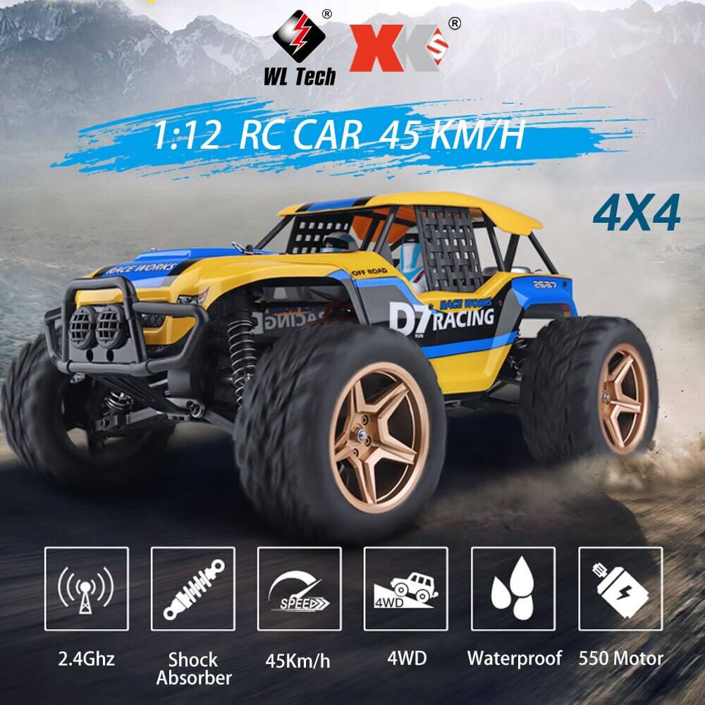 fxxx monster7 VSD ペンシル　シリースタイル AUTOMODELO ELÉTRICO COMPLETO 45KM/H ROCK CRAWLER D7 4X4 ESCALA 1